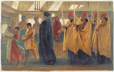 Coptic Baptismal Procession